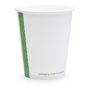 Copo de Carto+PLA para Bebidas Quentes 180ml 6oz Branco Vegware 20x50 un