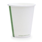Copo de Carto+PLA para Bebidas Quentes 250ml 8oz Branco Vegware 20x50 un