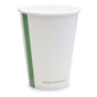 Copo de Carto+PLA para Bebidas Quentes 360ml 12oz Branco Vegware 20x50 un