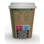 Copo de Carto+PLA para Bebidas Quentes 320ml 10oz Castanho Vegware 20x50 un