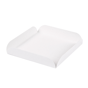 Bandeja Quadrada de Carto Branco com Pestanas Laterais 110x110x20mm 250 un