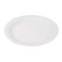 Prato de Carto Pastelaria Branco 240 mm 100 un