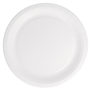 Prato de Cartolina Redondo Branco Bio-Lacado 220mm 8x50 un