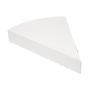 Embalagem Triangular Pizza Nano-Micro Branco 180x230x30mm 5x100 un