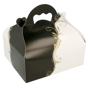 Caixa em cartolina Branco e Preto com Asas 160x180x70mm 50 un