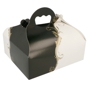Caixa em cartolina Branco e Preto com Asas 200x180x70mm 50 un