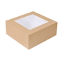 Caixa Nano-Micro Castanho com Janela 210x210x75mm 50 un
