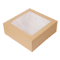 Caixa Nano-Micro Castanho com Janela 260x260x80mm 2x50 un