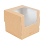 Caixa Nano-Micro Castanho com Janela 100x100x110mm 10x50 un