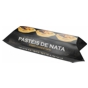 Caixa em cartolina para 6 Pasteis de Nata 6L 205x50x80mm Impresso Lisboa Preto 200un
