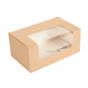Caixa Nano-Micro Castanho com Janela 180x110x80mm 8x50 un