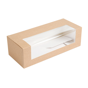 Caixa Nano-Micro Castanho com Janela 260x110x80mm 6x50 un