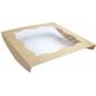 Tampa com Janela para Caixa em Cartolina Kraft de Bolos 267x267mm 60 un