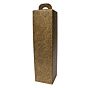 Caixa em Carto para 1 Garrafa Ouro/preto 90x90x340mm Caixa 20