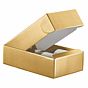 Caixa em Carto para 2 Garrafas Horizontal Dourado 340x185x90mm 30 un