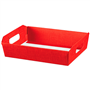 Cesta em Carto Vermelho 400x300x120mm 30 un