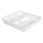 Bandeja Transporte 2 copos + comida em Nano-Micro 245x220x55mm 4x60 un