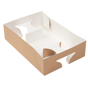 Bandeja Transporte 4 copos + comida em Nano-Micro 253x170x65mm 6x50 un