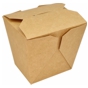 Embalagem Comida Oriental Kraft Base Quadrada 550ml 16oz 12x30 un