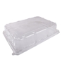 Tampa de Pl�stico PET/RPET Transparente Actipack 375x272x90mm 130 un