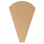 Cone Nano-Micro Crpes Castanho 120x25x190mm 20x100 un