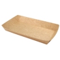 Bandeja cartolina Kraft para carne 190x100x30mm 4x100 un