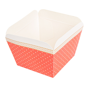 Barqueta Cartolina+PE Deli Cores Sortidas 48x48x49mm 20x100 un