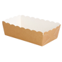 Barqueta Cartolina+PE Deli Castanho 90x50x32mm 40x100 un