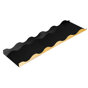 Bandeja Ondas Dourado e Preto Rectangulares Para Tortas 300x100x20mm 50 un