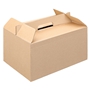 Caixa Carto Castanho para Take-Away 245x135x120mm 100 un