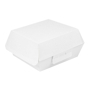 Concha Carto Nano-Micro Branco para Hamburguer 140x125x60mm 9x50 un