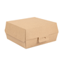 Concha Carto Nano-Micro Kraft para Hamburguer 175x180x75mm 6x50 un