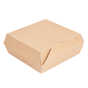 Caixa em Nano-Micro Kraft para Lunch Box 210x205x80mm 6x50un