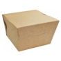 Caixa Estanque Kraft+PE para Hamburguer 115x110x110mm 8x20 un