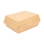 Caixa em Nano-Micro  Tipo Concha Kraft para Lunch Box 225x170x85mm 6x50un