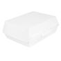 Caixa em Nano-Micro  Tipo Concha Branco para Lunch Box 225x170x85mm 6x50un