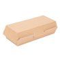 Caixa em Nano-Micro  Tipo Concha Kraft para Panini 265x122x70mm 6x50un