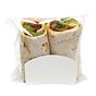 Embalagem com Filme Wrap Tortilla Branco 110x40x130mm 1000 un