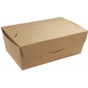 Caixa Estanque Kraft+PE para Hamburguer e Batatas 180x110x70mm 10x30 un