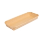 Bandeja Kraft+PE Natural para Sushi 221x91x24mm 12x50 un