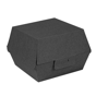Concha Carto Nano-Micro Kraft para Hamburguer 155x145x95mm Preto 10x50 un