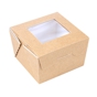 Embalagem Rectangular com Janela 300ml 80x75x55mm Nano Micro 12x50 un