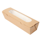 Caixa Nano-Micro com Janela Rectangular para Baguete 275x80x62mm 4x50 un