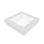 Embalagem Estanque + Tampa com janela OPP 185x185x40mm 8x25un