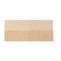 Saqueta Papel Aberta em 2 Lados Antigordura 300x130/70mm Kraft 500 un