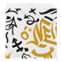 Saqueta de Papel Anti Gordura 120x120mm Graffitti Pfas Free 1000un