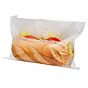 Saqueta de Papel Kraft Branco + PP com Janela Deli Pack 210x160/140mm 500 un