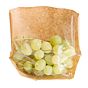 Saqueta de Papel Kraft Castanho + PP com Janela Turtle Pack 200x150x40mm 100 un