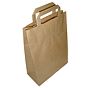 Saco Papel Castanho com Asa Plana 270x120x370mm 350un