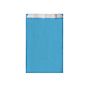Saqueta Papel Celulose Branca Verjurada Azul Turquesa 120+50x180mm 250 un